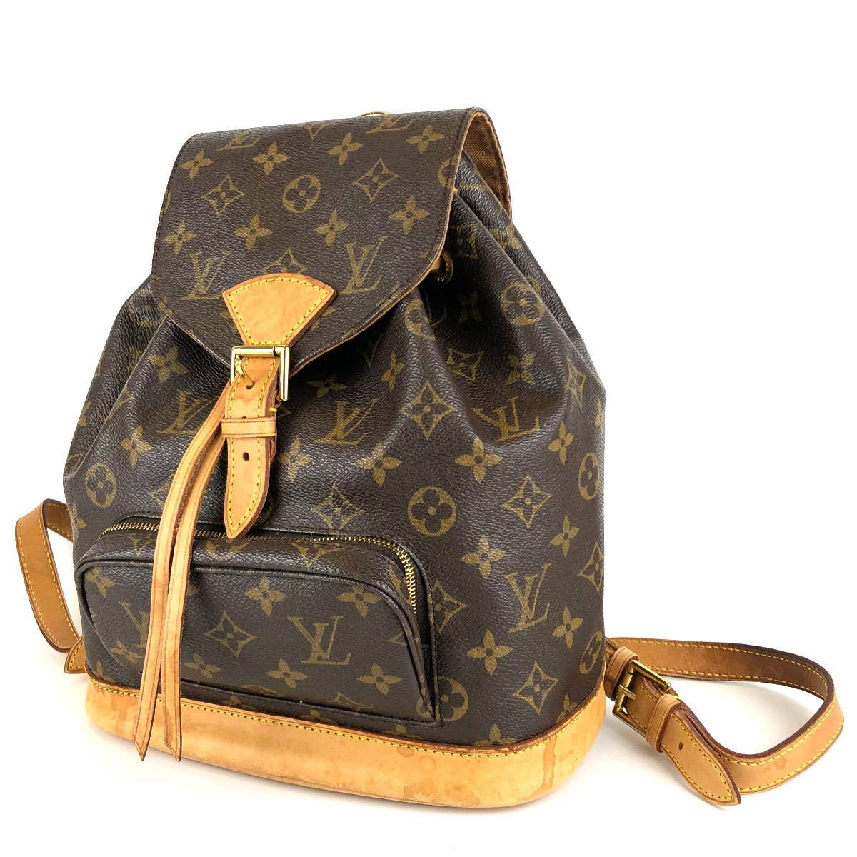 Pre-owned Louis Vuitton M51136/Montsouris MM Monogram Backpack/Daypack