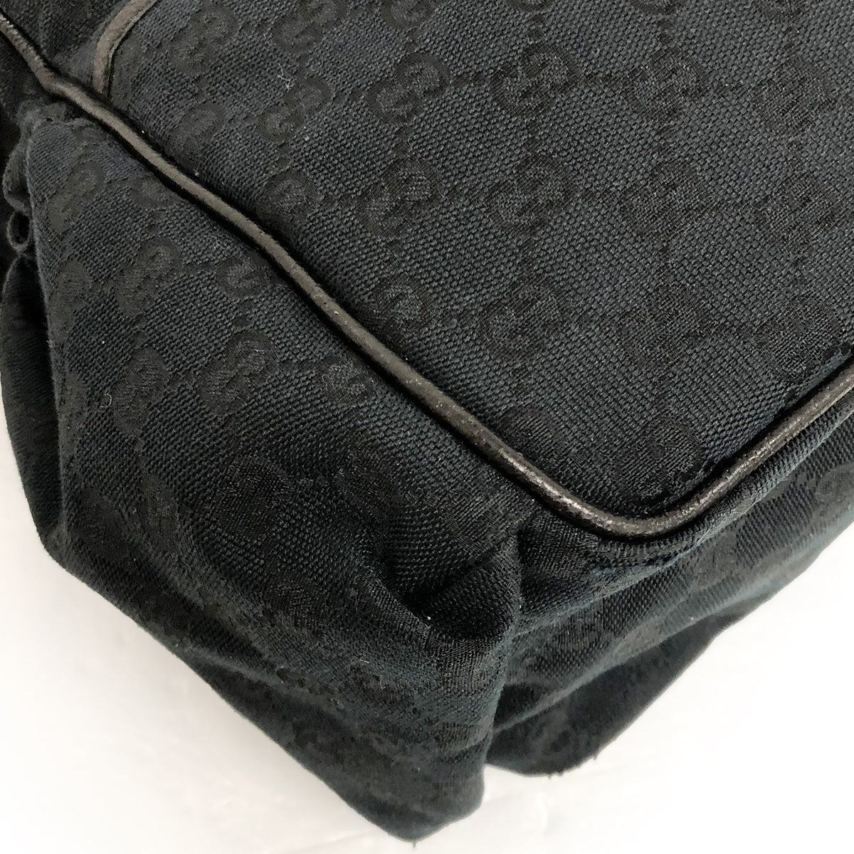 Gucci Mother's Bag, Shoulder Bag, Mom Bag, GG Canvas, Black, Stylish, Convenient, Pockets, Brand Name, 123326