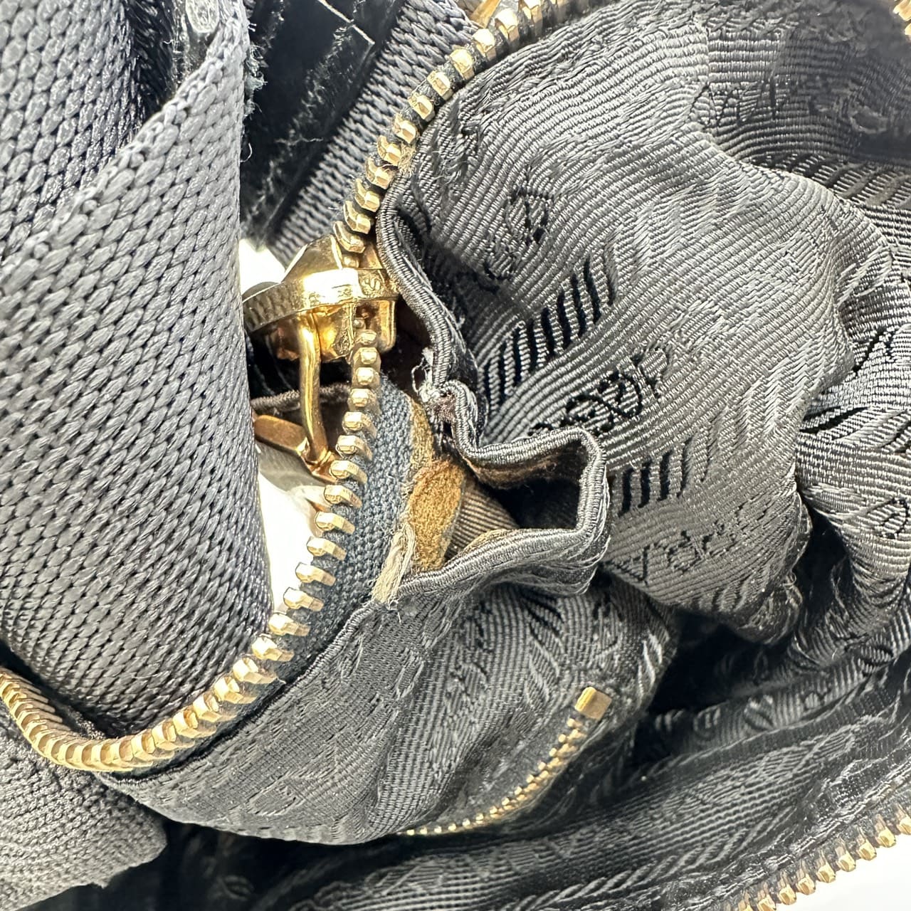 PRADA BT0220 Shoulder Bag, Nylon, with Lock, Khaki Brown, Women's/Men's Fashion, Vintage, Gift, USED