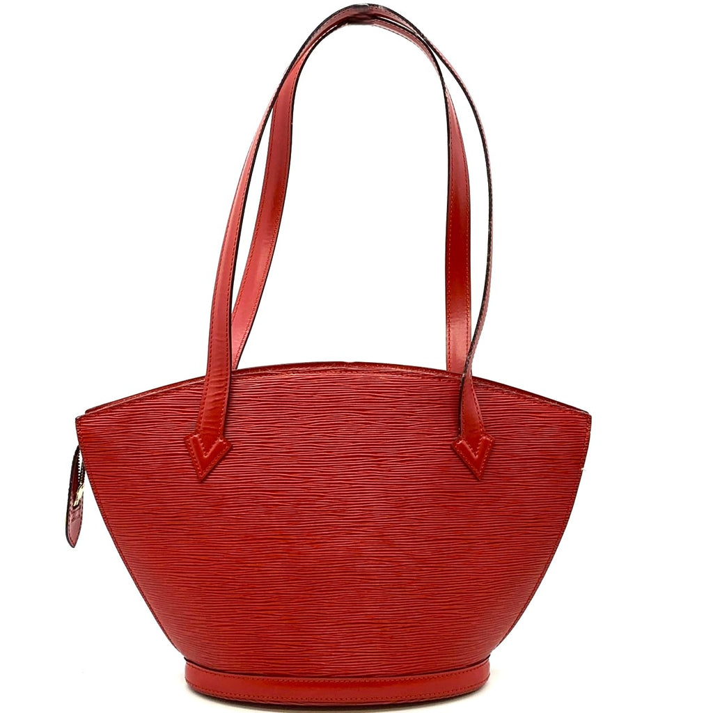 LOUIS VUITTON Saint Jacques PM M52337 Shoulder Bag, Epi Leather, Castilian Red, Women's PRE-OWNED