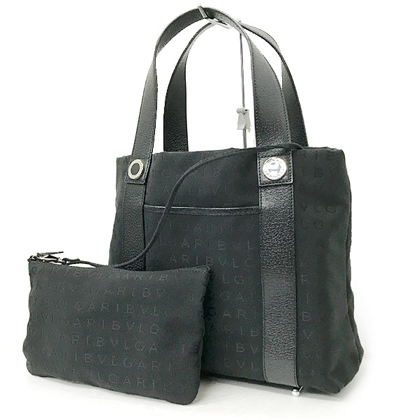 BVLGARI [BVLGARI] Handbag / Canvas×Leather Ladies