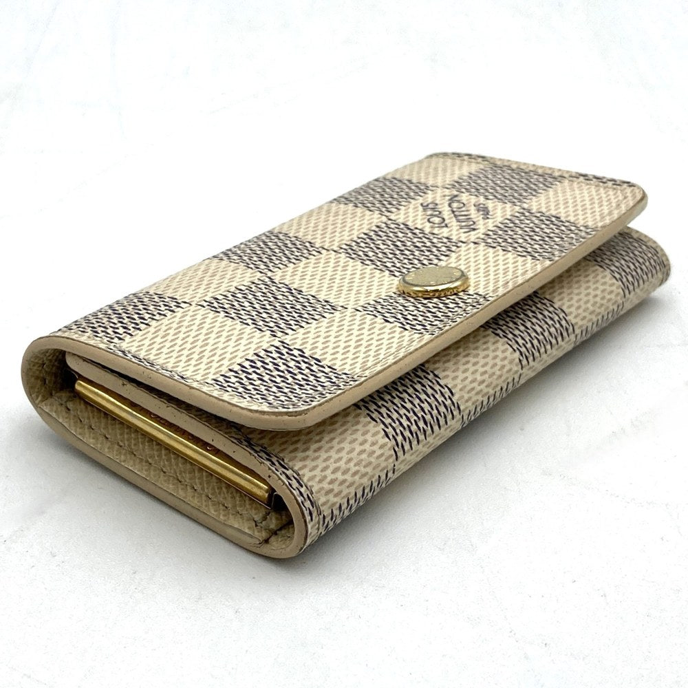 LOUIS VUITTON N60020 Multicles 4 Key Case Damier Azur Women's Brand PRE-OWNED