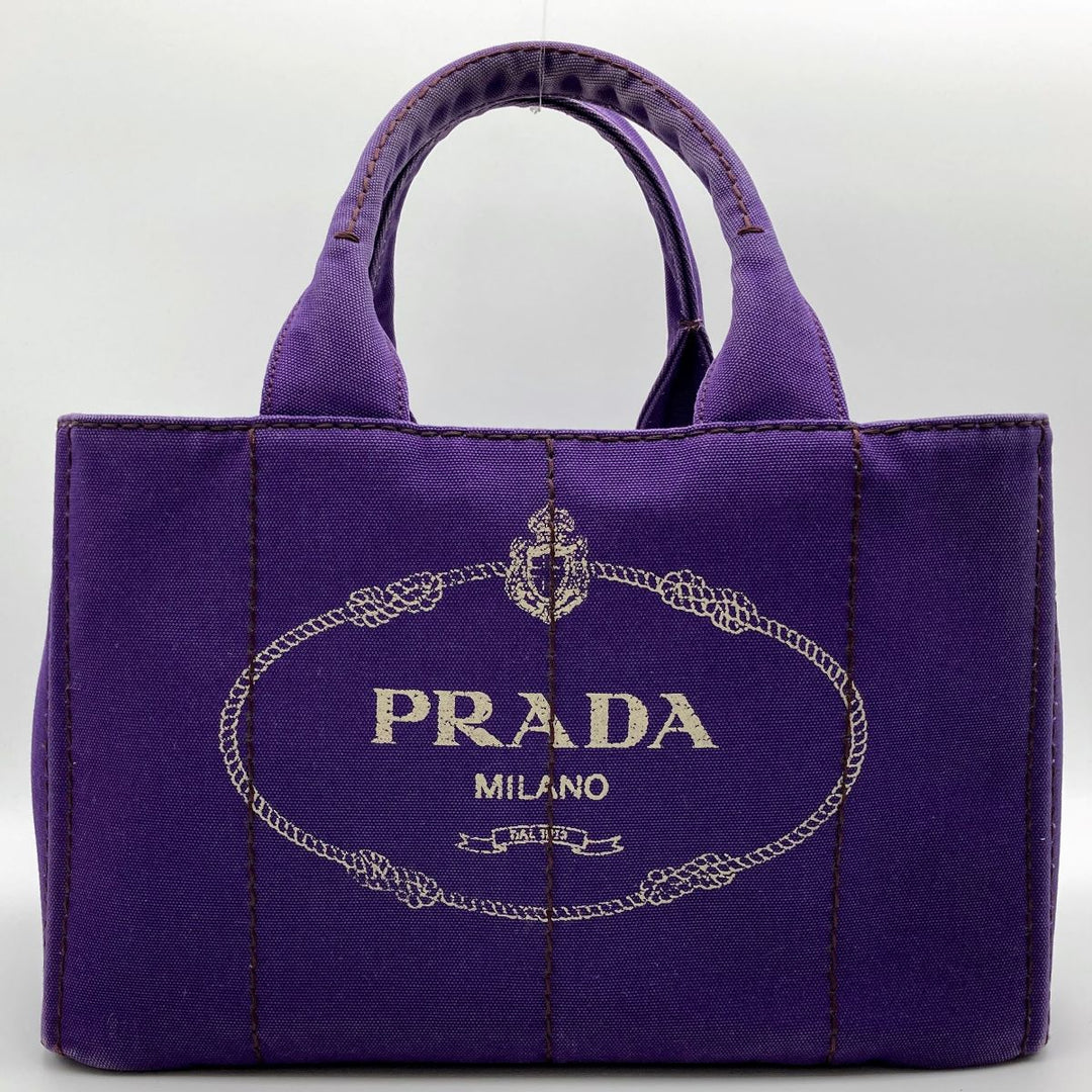 Prada BN1872 Canapa Handbags Denim Purple