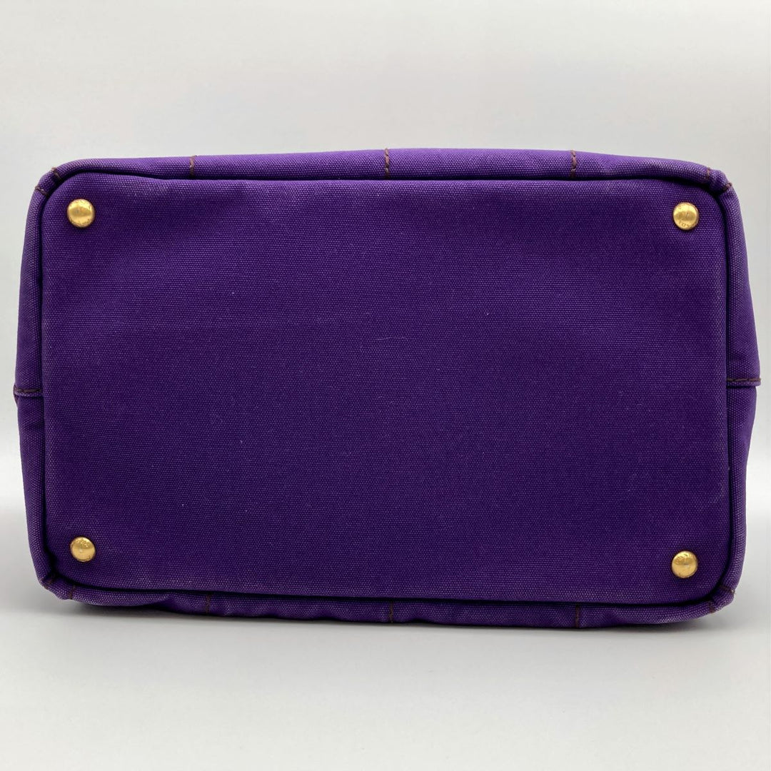 Prada BN1872 Canapa Handbags Denim Purple