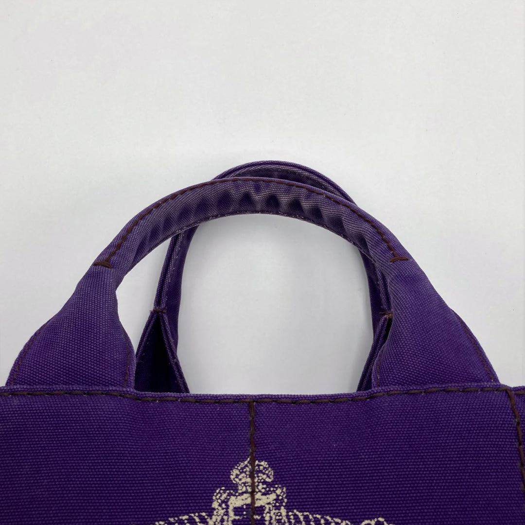 Prada BN1872 Canapa Handbags Denim Purple