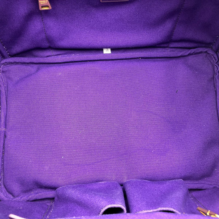 Prada BN1872 Canapa Handbags Denim Purple