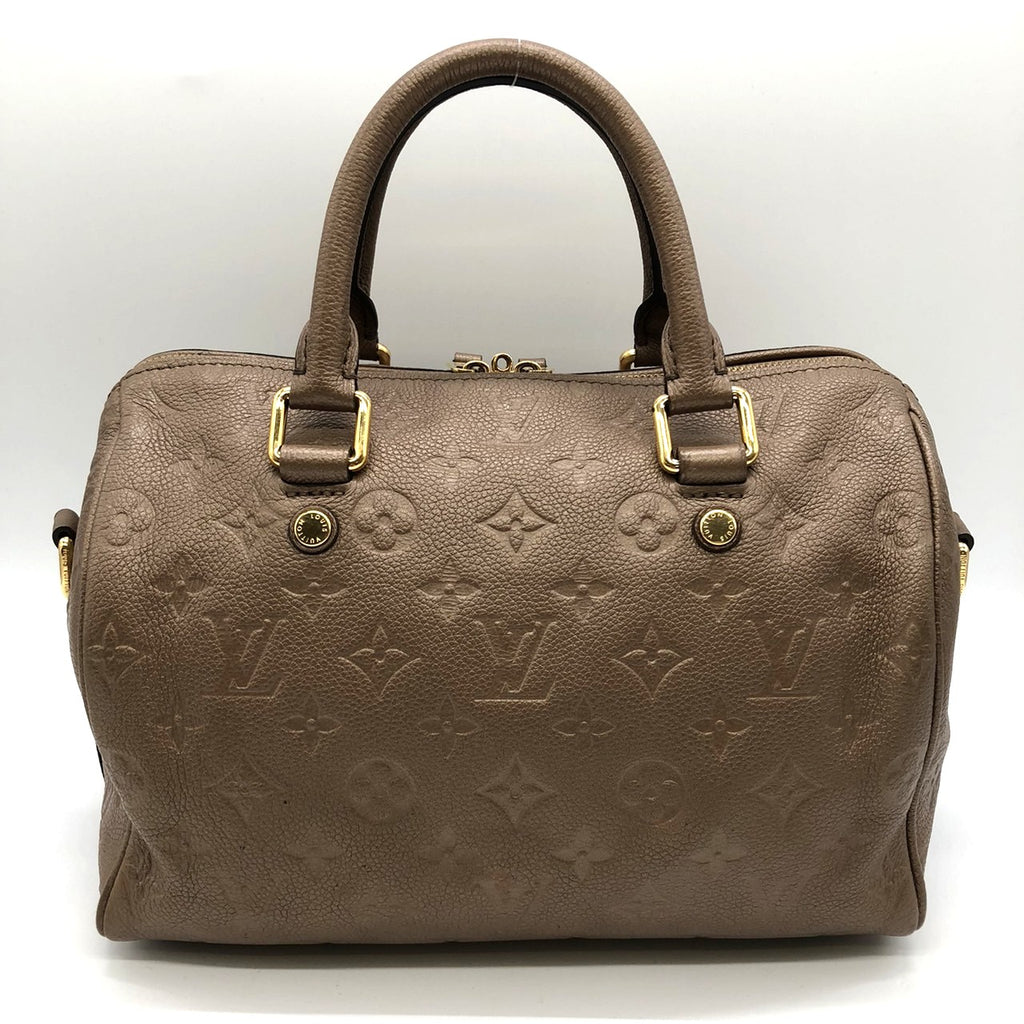 LOUIS VUITTON Speedy 25 Bandoulière M41019 Shoulder Bag Monogram Empreinte Brown Women's PRE-OWNED