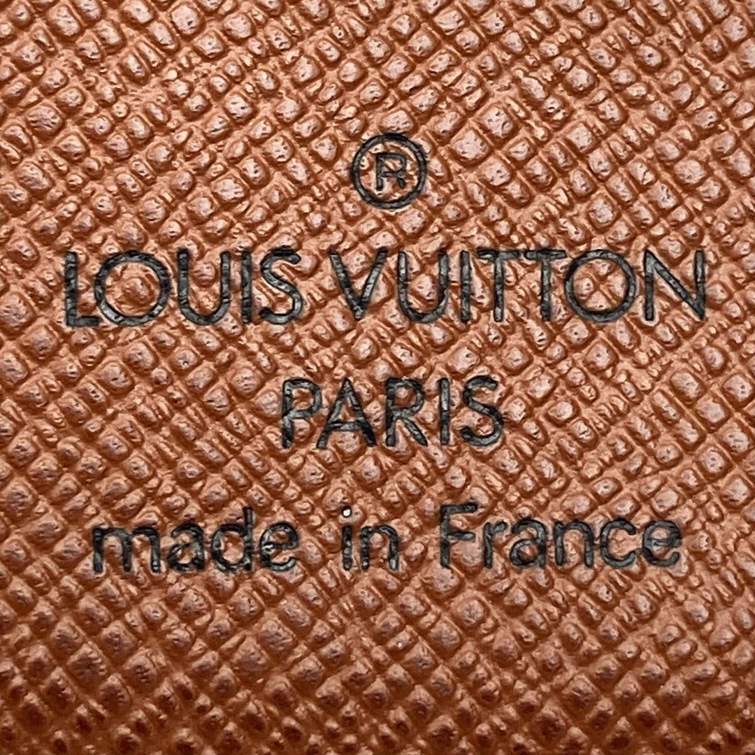 Louis Vuitton M61207 Porto Papier Zip Medium Wallet Monogram