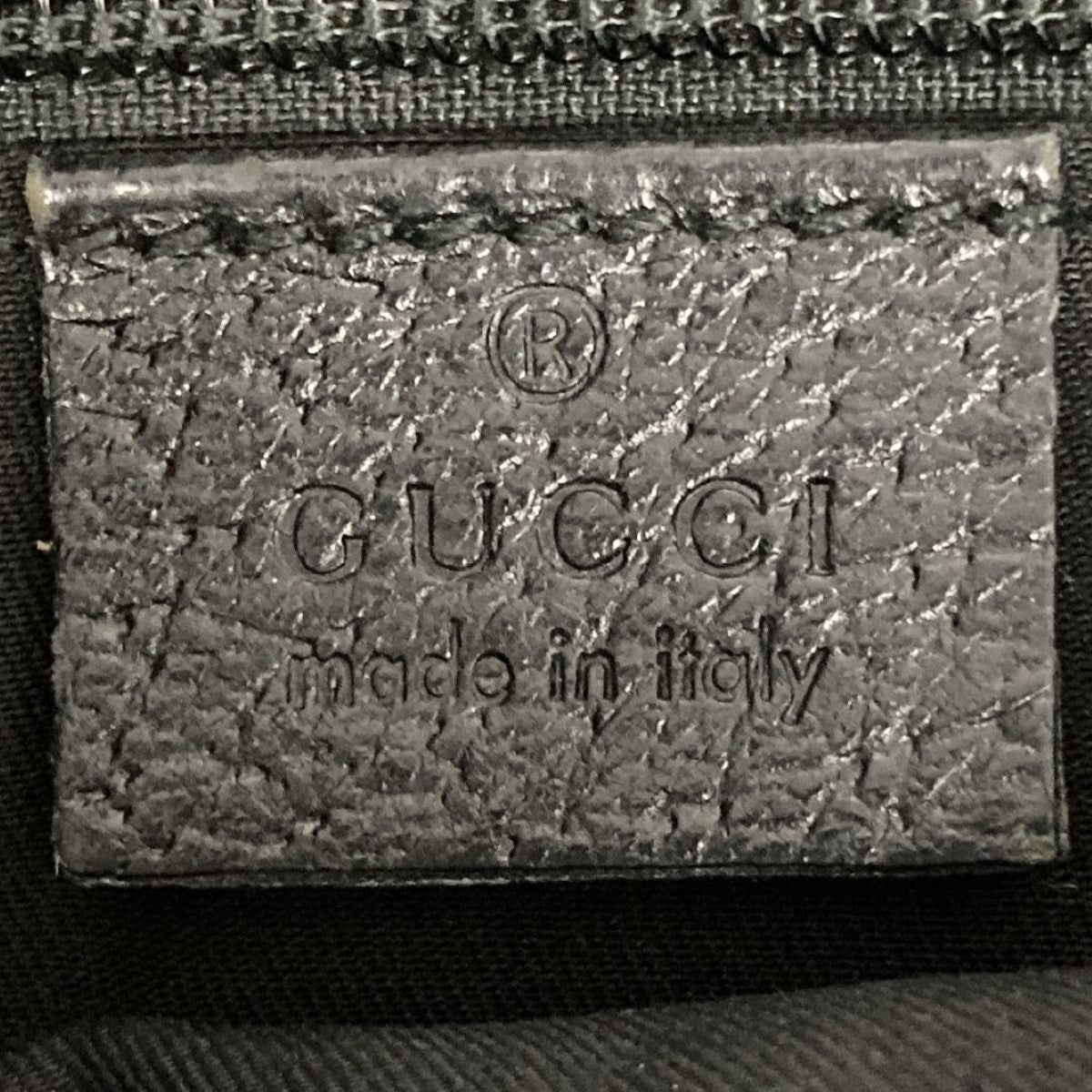 GUCCI 122793 Shoulder Bag, Crossbody Bag, Slim, Black, GG Line, GG Canvas