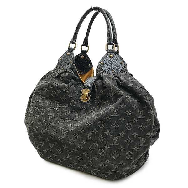 Louis Vuitton M95510/Monogram DenimXL Shoulder bags Leather Black