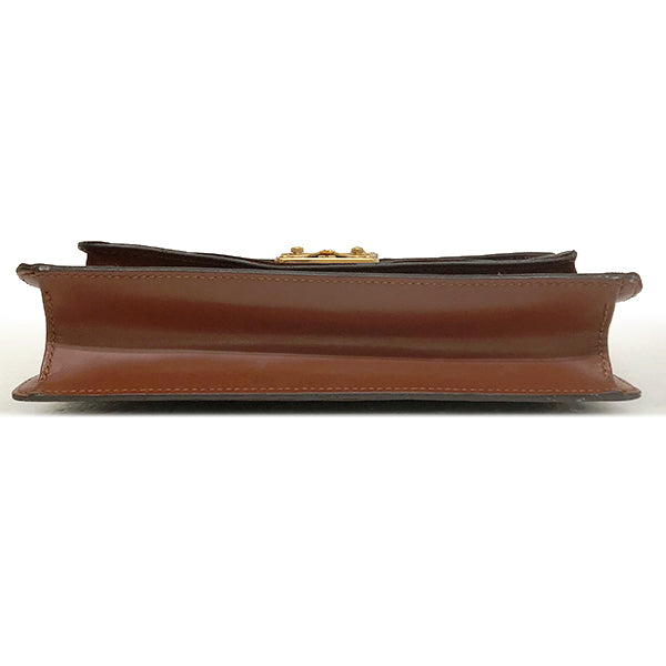 LV/Vuitton M51187 Monogram monogram shoulder bag handbag leather brown and beige width 26cm