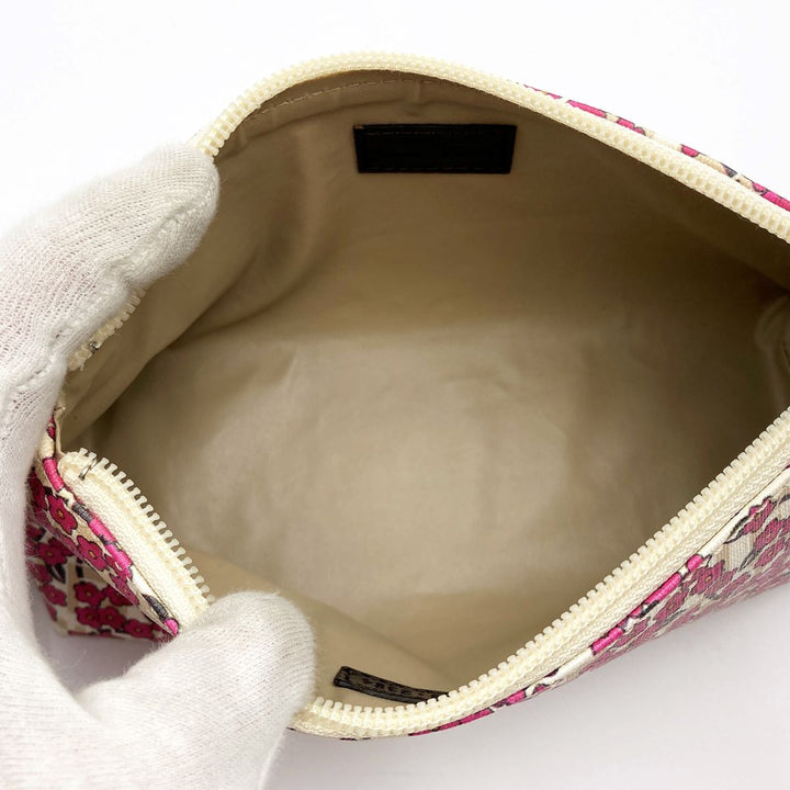 Fendi 7N0038 Pouch Zucchino Beige Pink