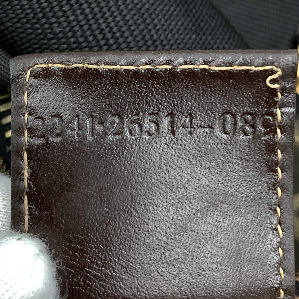 FENDI Zucca Boston bag in brown nylon for men and women