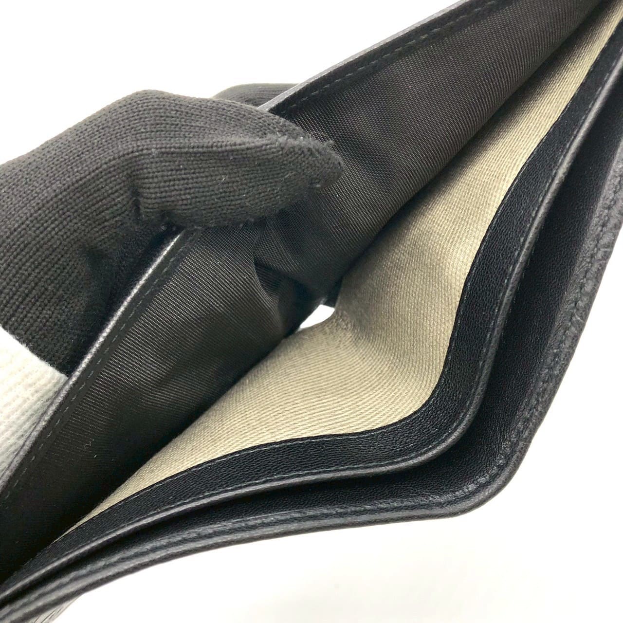 Salvatore Ferragamo Gancini Bi-fold Leather Wallet, Black, for Women and Men