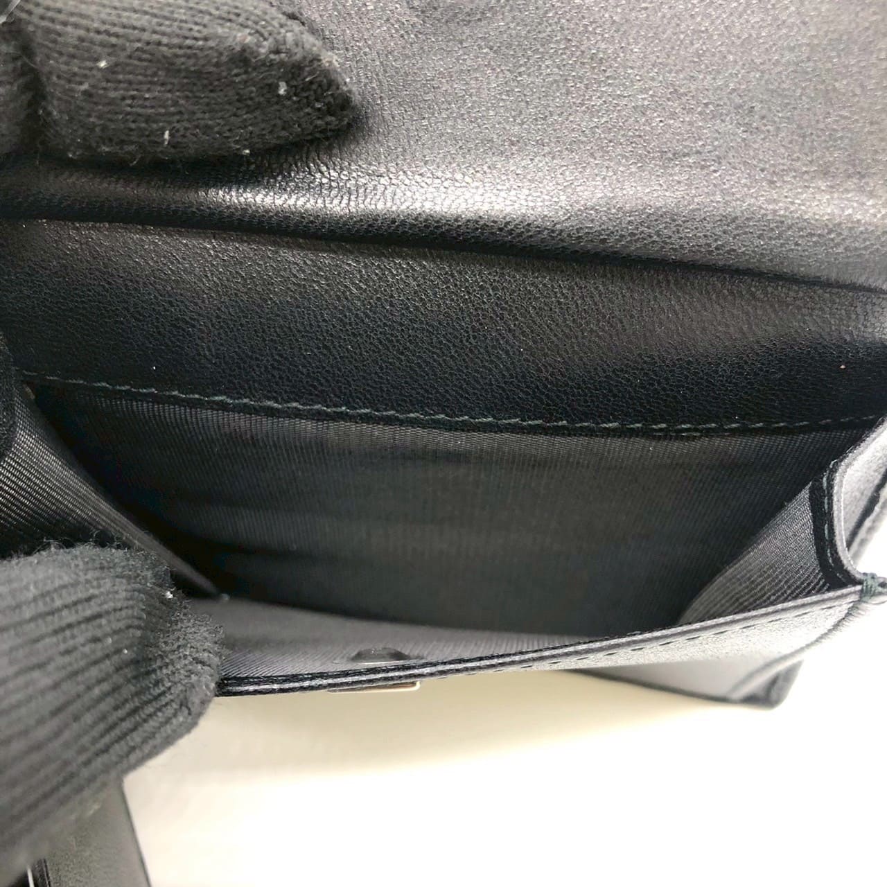 Salvatore Ferragamo Gancini Bi-fold Leather Wallet, Black, for Women and Men