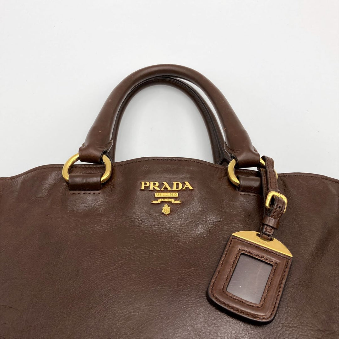 Prada Bag Leather Brown