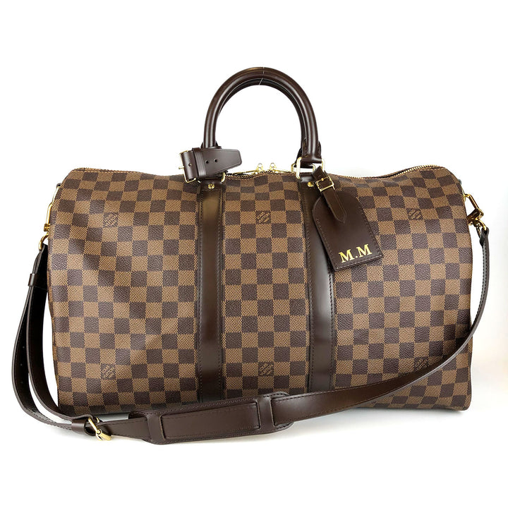 LV Vuitton N41428/Keypole Bandoliere 45 Boston Bag Damier