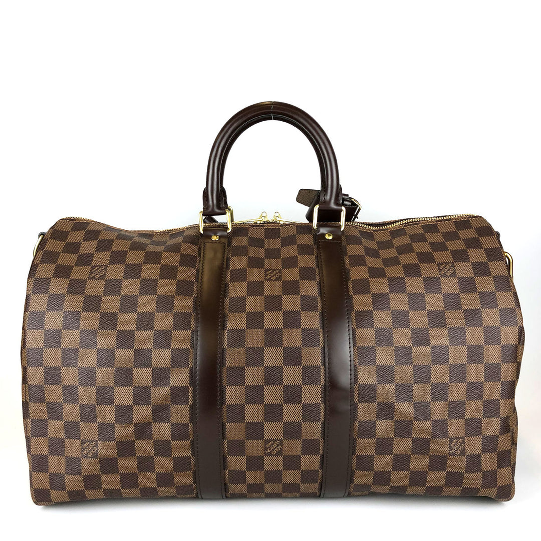 LV Vuitton N41428/Keypole Bandoliere 45 Boston Bag Damier
