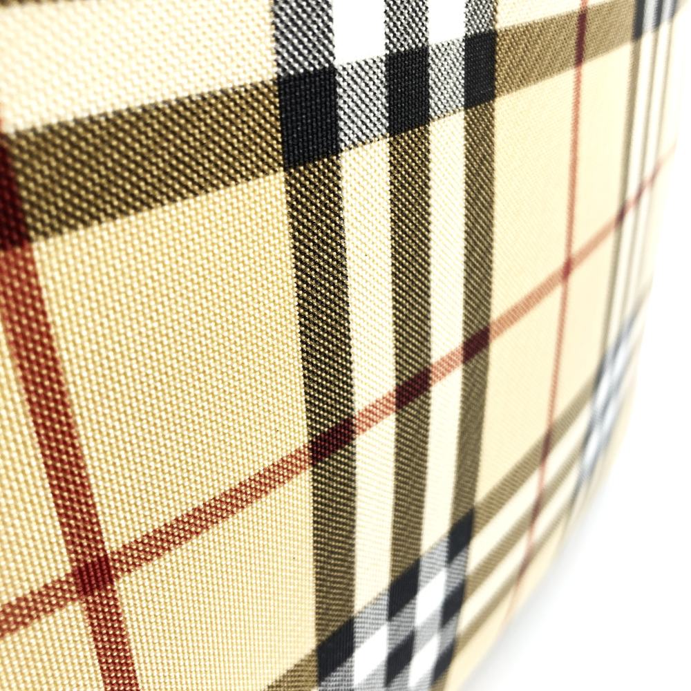 BURBERRY Burberry Tote Bag Handbag Beige Nova Check Nylon Leather Women's