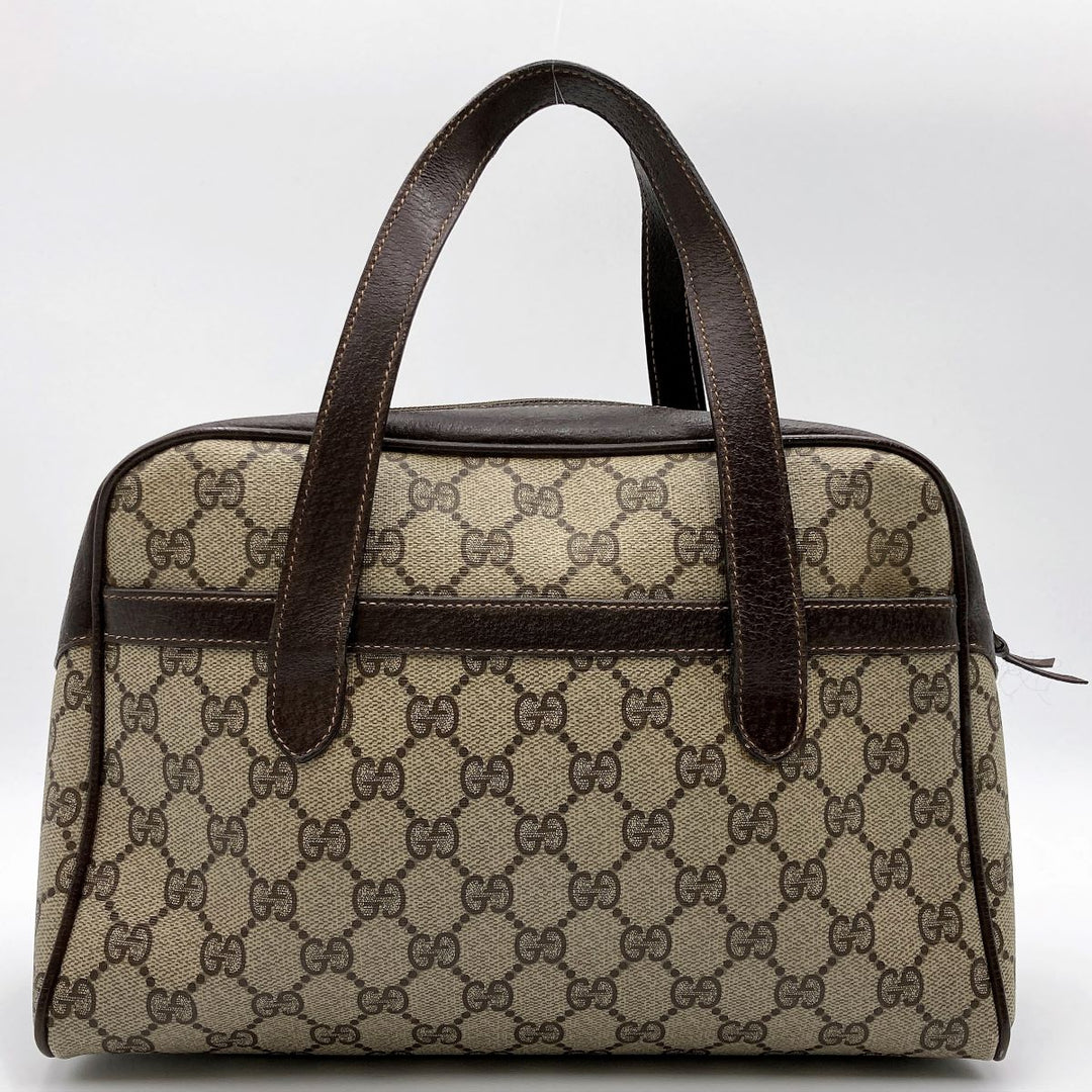 Gucci 39 02 053 GG Supreme Sherry Handbags PVC Brown