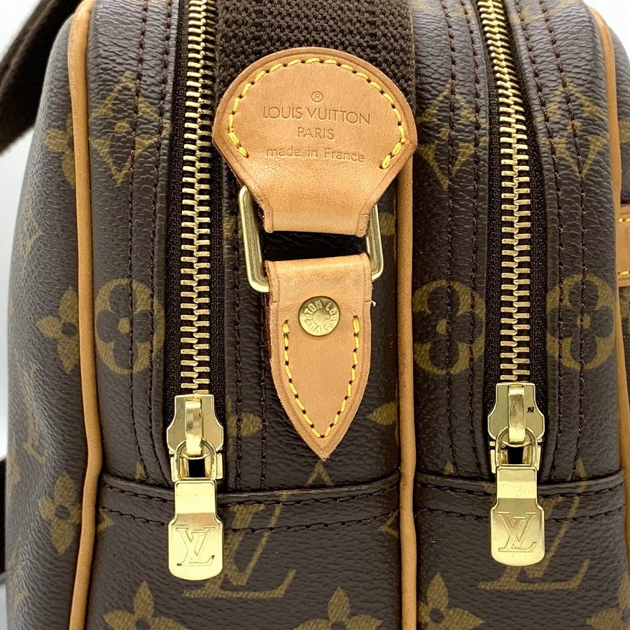 Louis Vuitton M45254 Reporter PM Crossbody Shoulder Bag Brown Monogram Women's LOUIS VUITTON