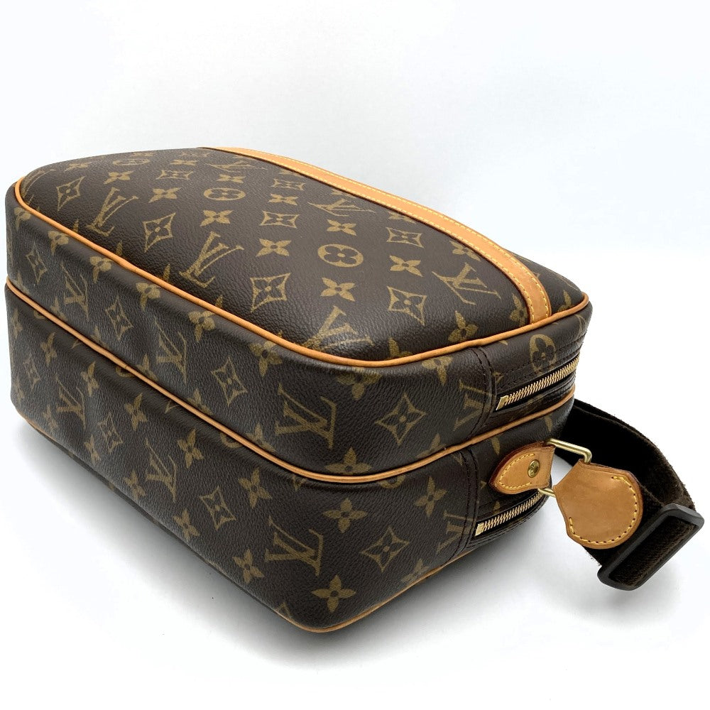 Louis Vuitton M45254 Reporter PM Crossbody Shoulder Bag Brown Monogram Women's LOUIS VUITTON