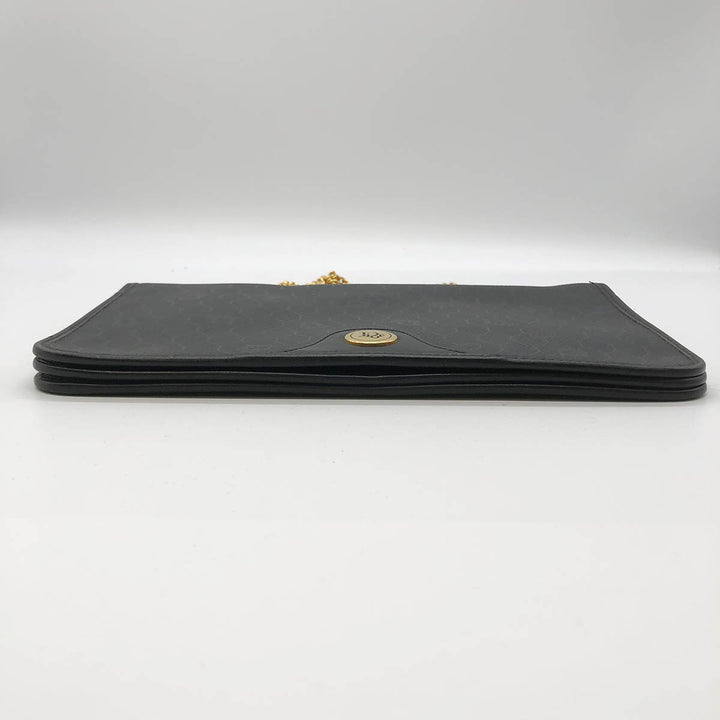 Dior Shoulder bags PVC Honeycomb Gold Chain Black