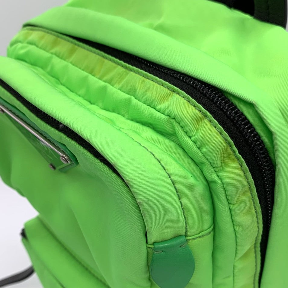 PRADA Prada body bag in fluorescent green nylon for men and women