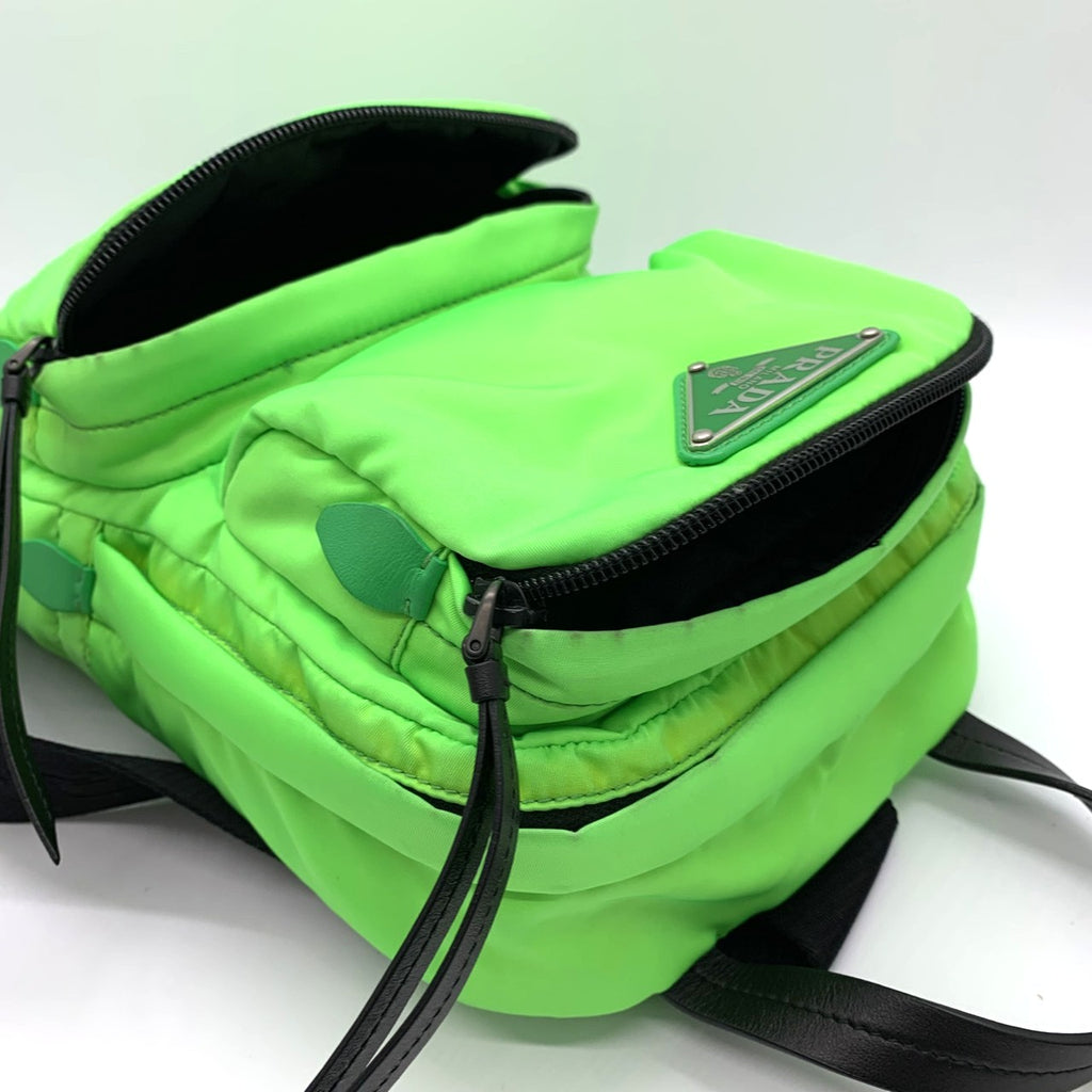 PRADA Prada body bag in fluorescent green nylon for men and women