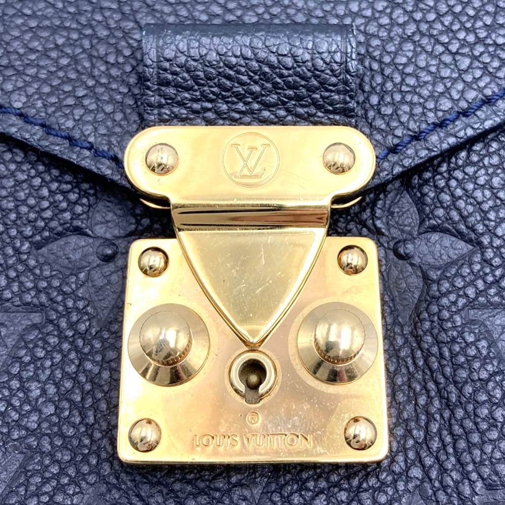 LOUIS VUITTON M40808 Empreinte Metis Handbag Black Monogram Empreinte Used