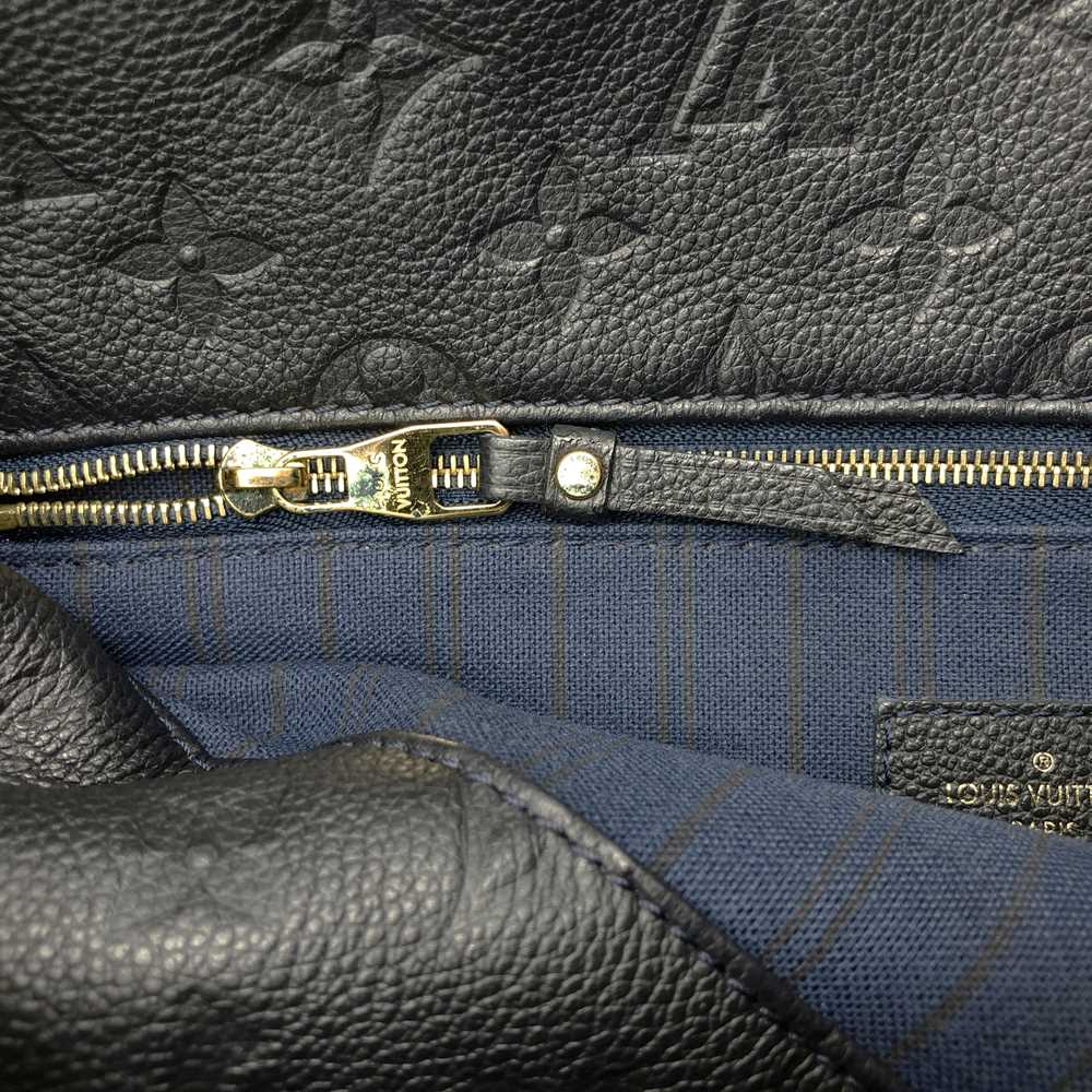 LOUIS VUITTON M40808 Empreinte Metis Handbag Black Monogram Empreinte Used