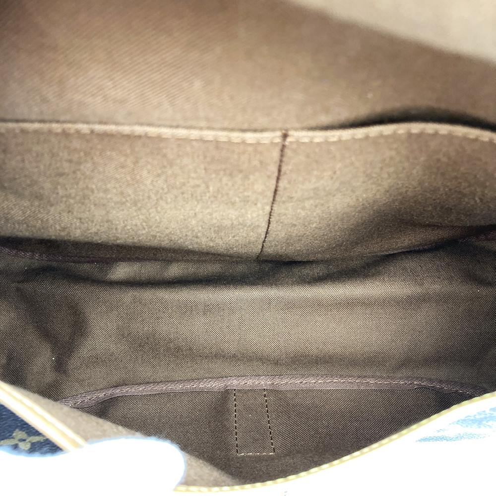 LOUIS VUITTON M42256 Saumur 30 Shoulder Bag, Brown Monogram Canvas/Leather, Women's/Men's, PRE-OWNED