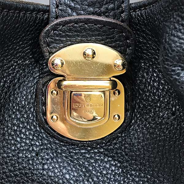 Louis Vuitton M95547 Monogram Mahina XL Shoulder bags Leather Black