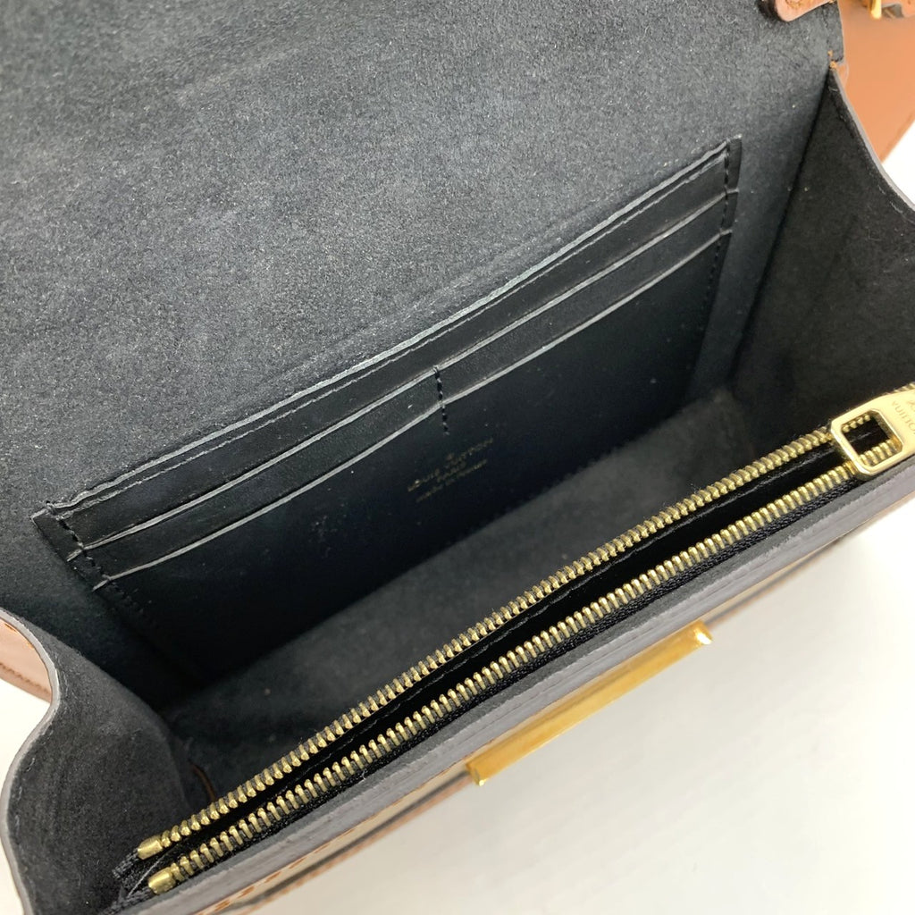 LOUIS VUITTON M44586 Monogram Reverse Bum Bag, Brown, for Men and Women