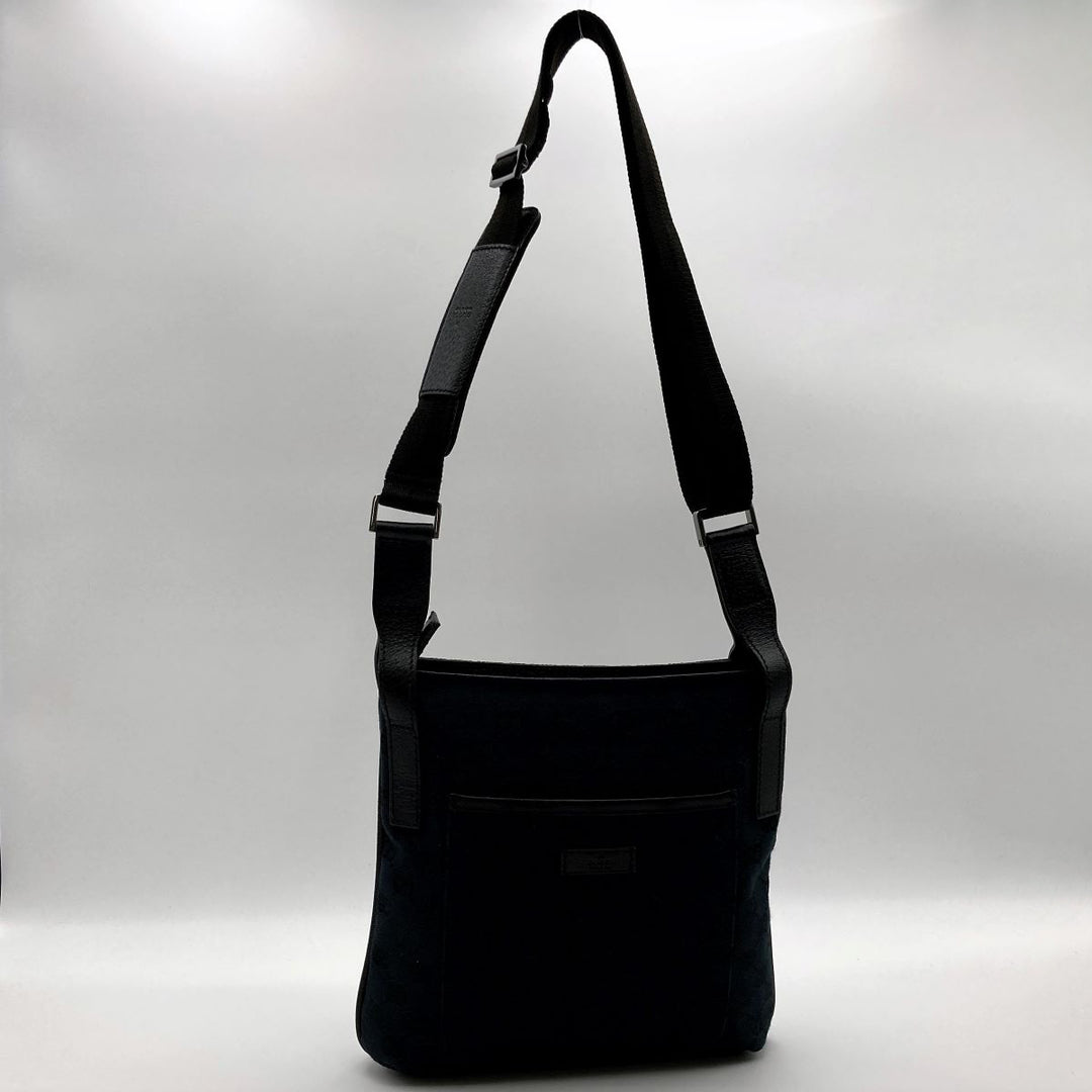 GUCCI/Gucci 122793 GG Shoulder bags Canvas Black