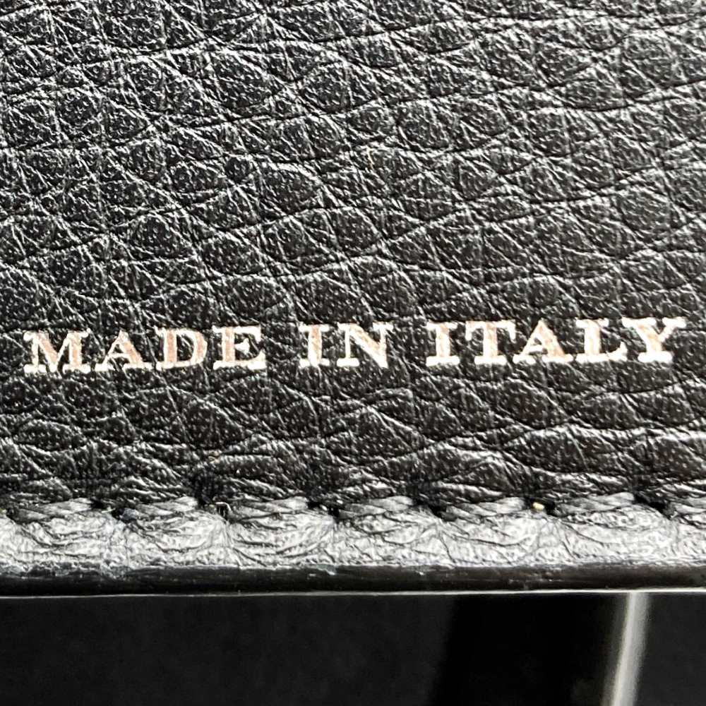 BURBERRY belt handbag, tote bag, shoulder bag, 2-way leather, black, beige