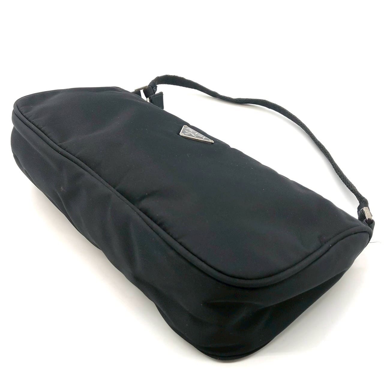 PRADA Prada Accessory Pouch Handbag Nylon Black Women's Handbag Men's