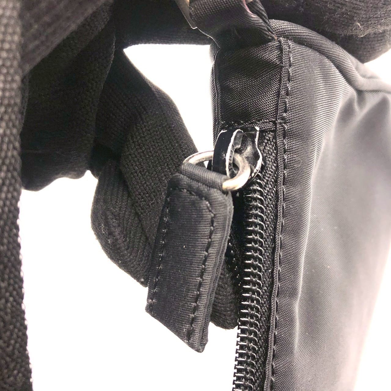 PRADA Prada Accessory Pouch Handbag Nylon Black Women's Handbag Men's