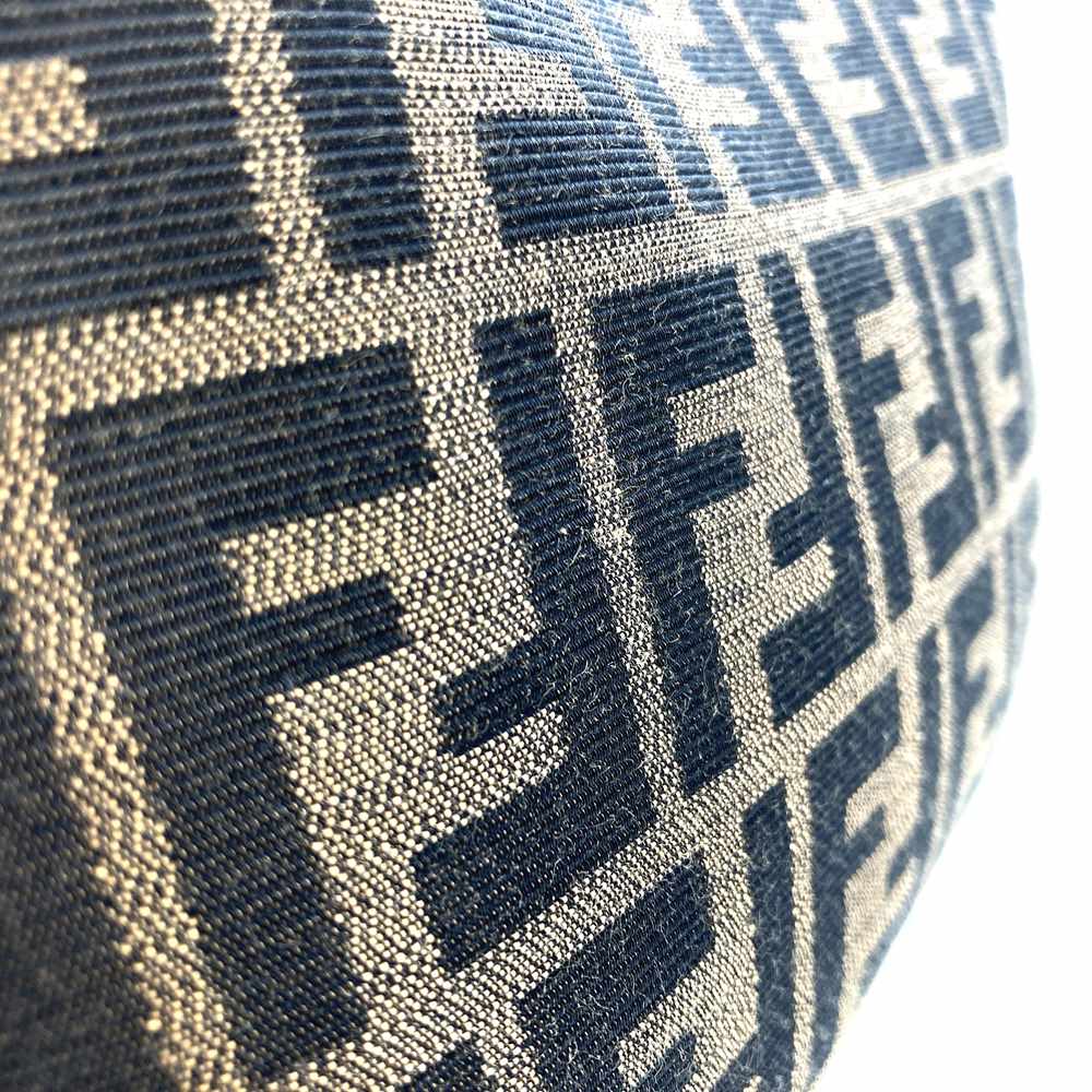 FENDI 8BH156 Zucca Handbag Tote Bag Canvas Brown Red Women's