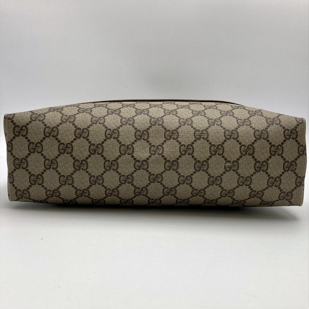 Old Gucci 39 02 Sherry Line Totes PVC×Leather