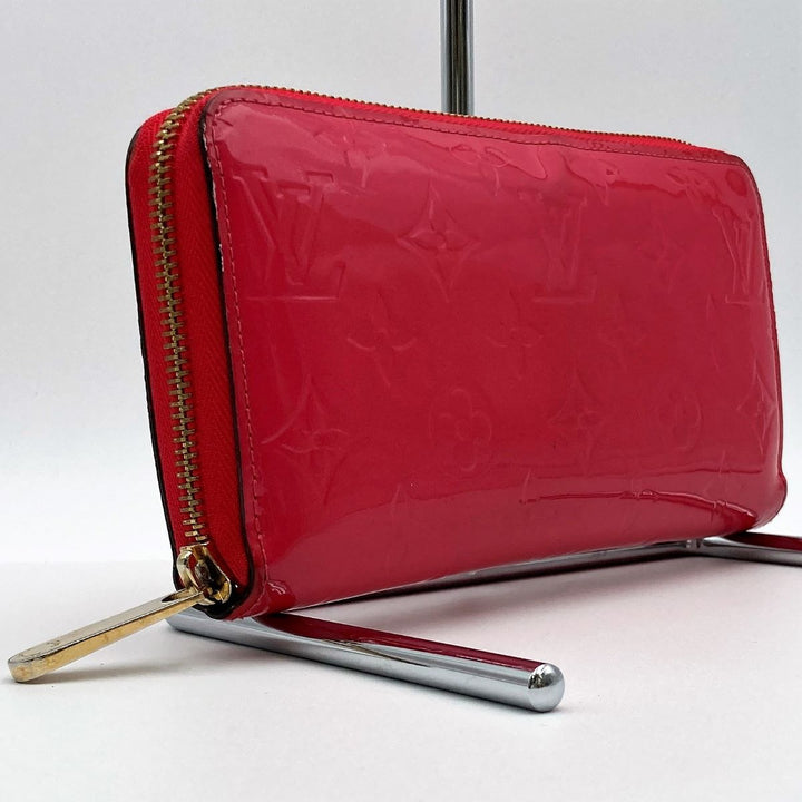 Louis Vuitton M93058 Zippy Wallet Wallet Vernis Pink