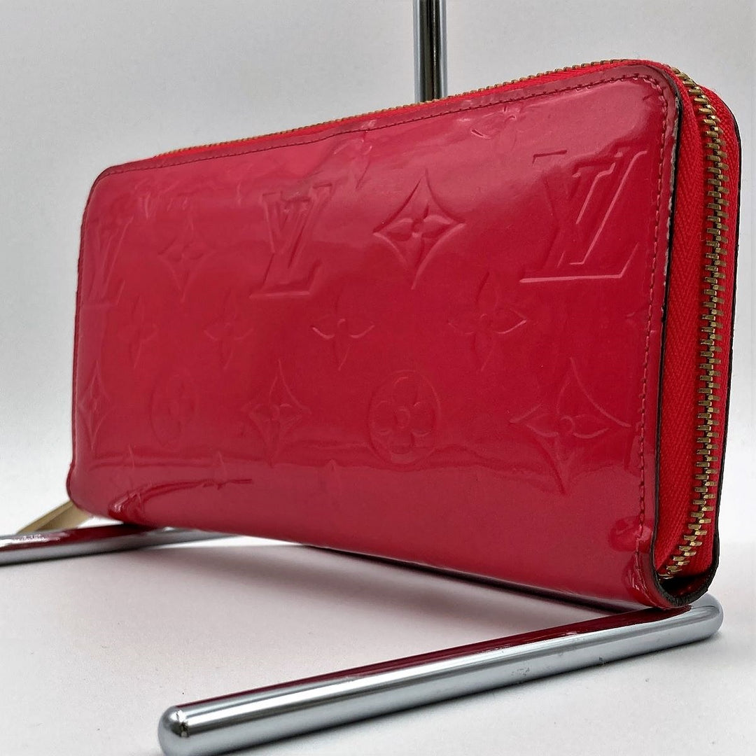 Louis Vuitton M93058 Zippy Wallet Wallet Vernis Pink