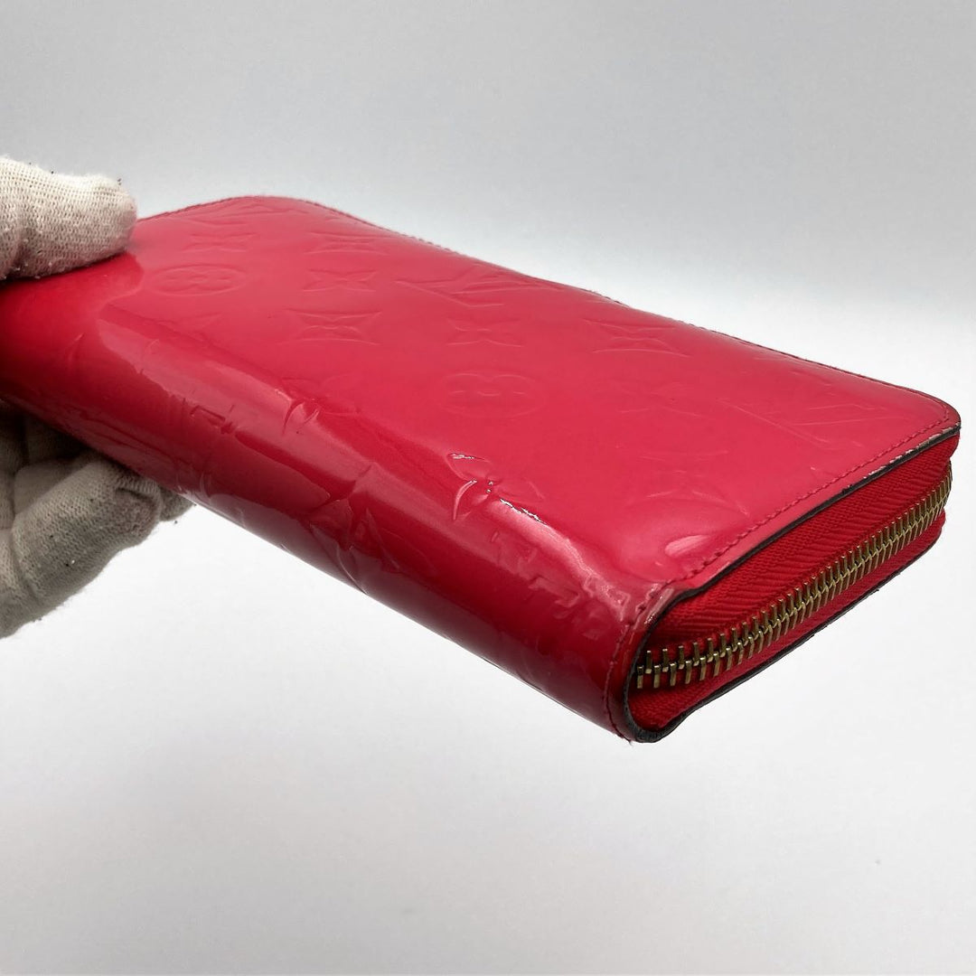 Louis Vuitton M93058 Zippy Wallet Wallet Vernis Pink