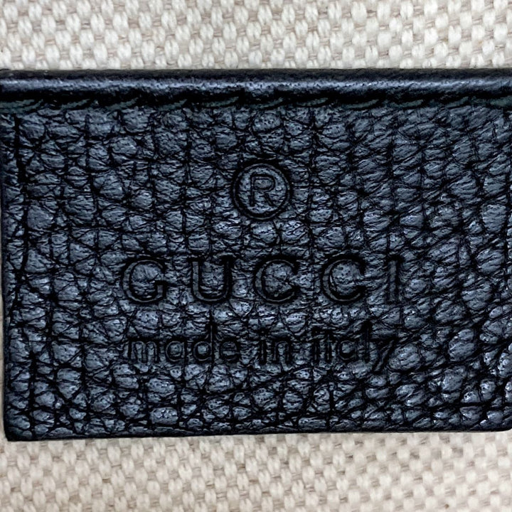 Gucci 493869 Sherry Belt bags Pouch Leather Black