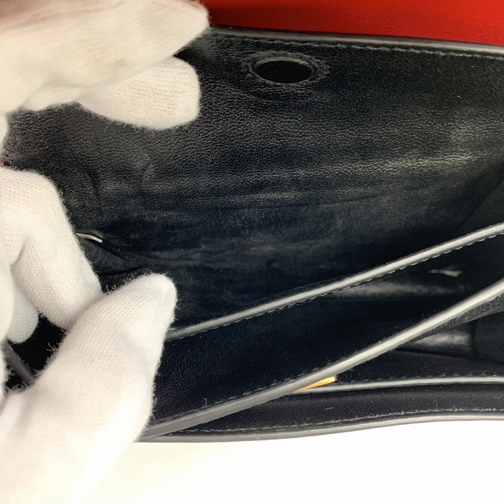 PRADA Cahier Mini Shoulder Bag in Saffiano Leather, Red/Black/Gold, Women's Fashion