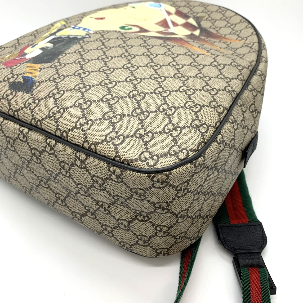 GUCCI 433578 Children's Punky Friend Backpack/Daypack in GG Supreme Canvas with Sherry Line in Brown, for Men, Women, and Kids