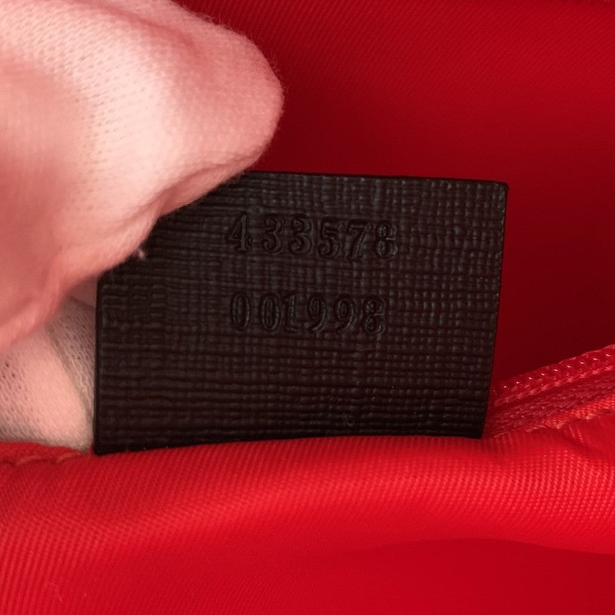 GUCCI 433578 Children's Punky Friend Backpack/Daypack in GG Supreme Canvas with Sherry Line in Brown, for Men, Women, and Kids