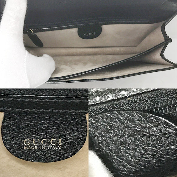 GUCCI [Gucci] 018-122 Second bag / Leather men's
