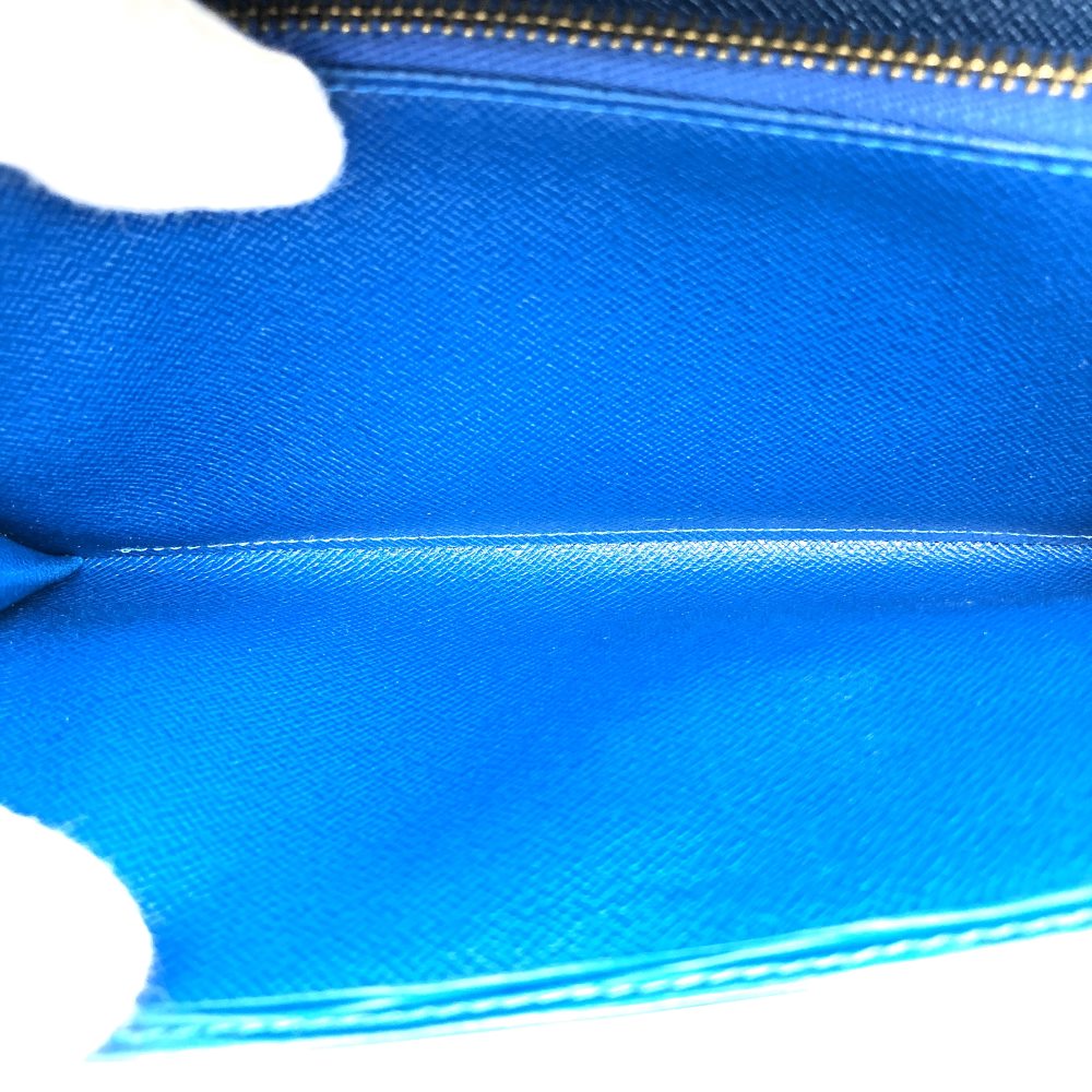 LOUIS VUITTON Louis Vuitton Portefeuille Sarah Long Wallet in Epi Leather, Blue, M63572, Women's and Men's Fashion