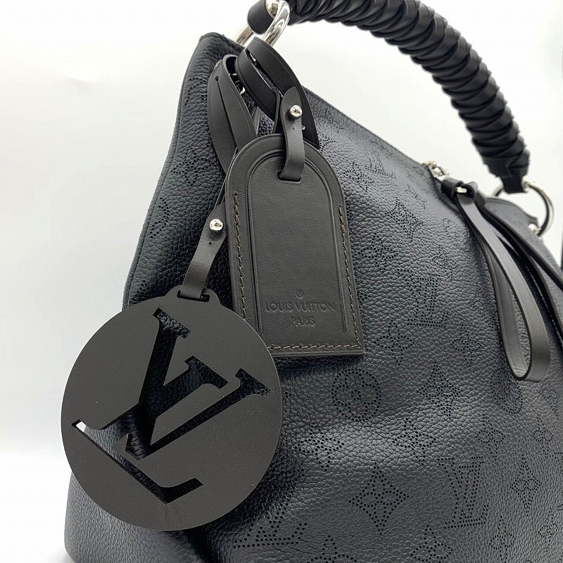 Excellent condition LOUIS VUITTON Beauvure Hobo M56073 2-way Shoulder Bag/Handbag Monogram Mahina Black Women's PRE-OWNED